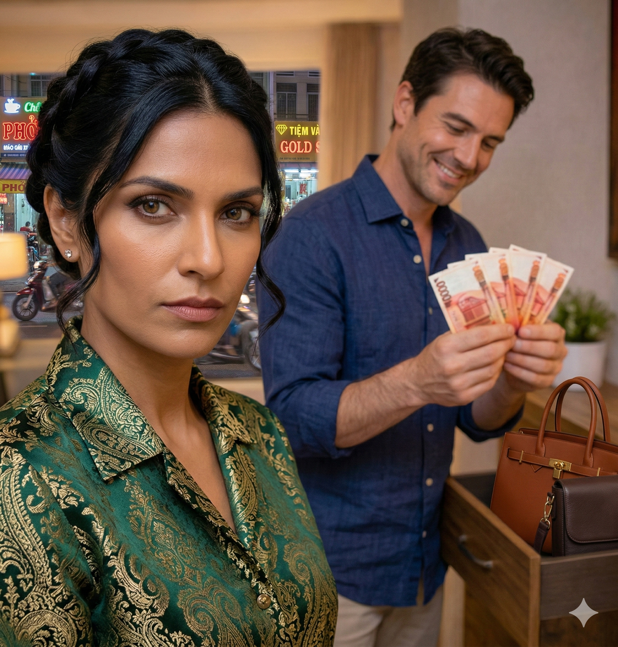 Mannen förfogade över mina pengar för att ordna en överraskning åt svärmodern.