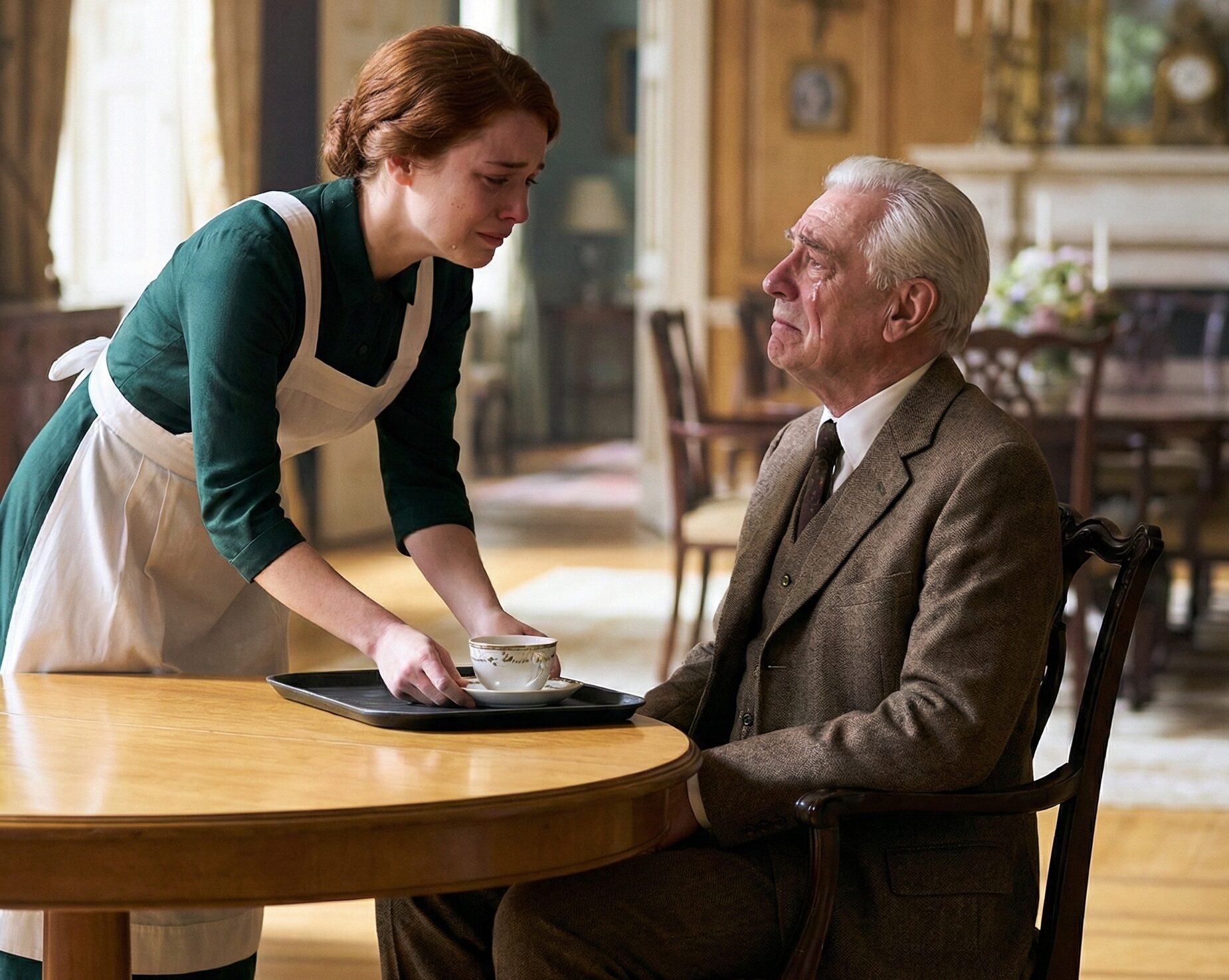 Er war Millionär und suchte zwanzig Jahre lang nach seiner verlorenen Tochter, ohne zu wissen, dass sie lebte, atmete und arbeitete… im eigenen Haus. Die größte Tragödie war nicht, sie zu verlieren, sondern sie nicht zu erkennen, als sie direkt vor ihm stand.