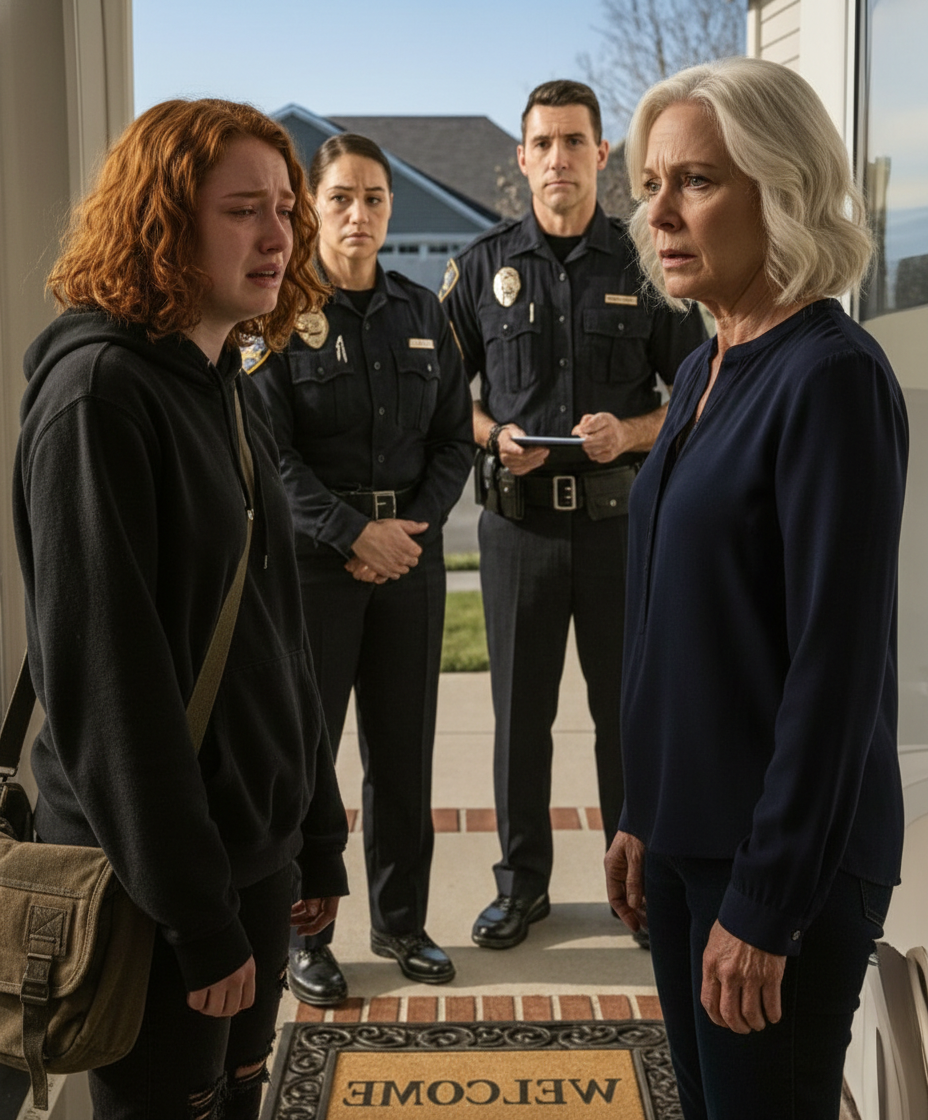 Als ich die Tür öffnete, standen Polizisten davor. „Das kann nicht sein“, sagte ich, doch einer schüttelte den Kopf. „Ihre Tochter hat uns kontaktiert.“ Ich blickte zurück und sah sie weinen: „Mama, ich muss dir etwas sagen…“