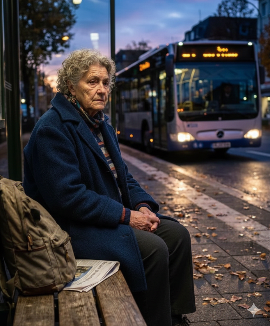 «En veteran väntade vid samma busshållplats varje dag. När jag äntligen frågade varför han aldrig gick ombord svarade han med ett ord som fortfarande hemsöker mig.”