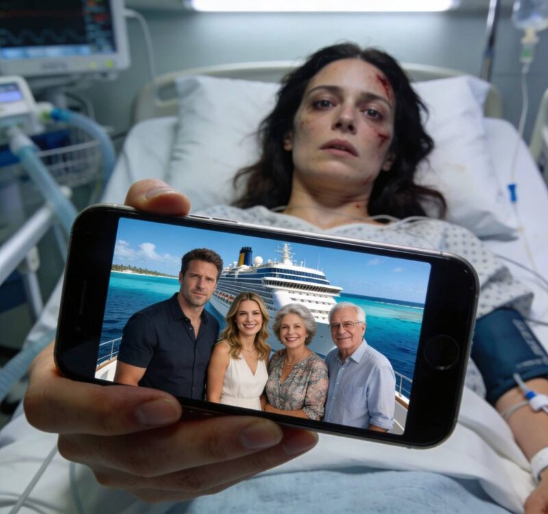 Jag tillbringade min födelsedag ensam i ett sjukhusrum efter en olycka.Medan jag scrollade genom Instagram hittade jag min systers dolda konto.Där var de — mina föräldrar, min syster och min man — leende på en lyxkryssning.Jag ringde min man och frågade var han var.Han sa att han var borta på en affärsresa.Jag log svagt och viskade, njut medan du kan.