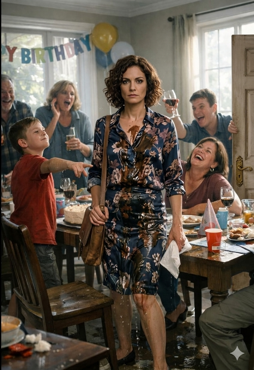 På min mammas födelsedag dumpade min brors Son läsk i mitt knä och skrek: «mormor säger att du inte hör hemma här.»Bordet Skrattade. Jag Torkade Mina Kläder, Log Och Stannade Tyst. Den Kvällen Drog Jag Mitt Namn Från Deras Lån. På Morgonen Var Hans Bil Borta. Och klockan 8 på morgonen knackade det på min dörr. Jag öppnade den — och såg…