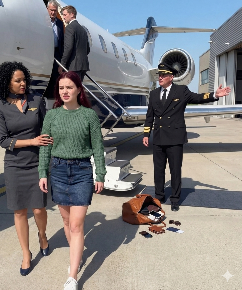 De tog bort henne från planet-minuter senare, de lärde sig vem hon verkligen var