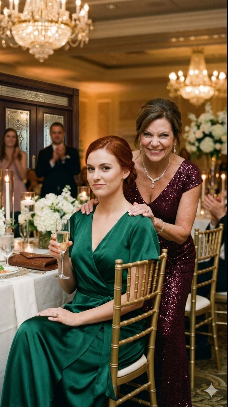 Min mamma hånade mig vid middagen: «vi bjöd bara in dig av medlidande. Stanna inte länge.»Jag log bara, tog en klunk av min drink och gick. En vecka senare förvandlades hennes arroganta skratt till desperat tiggeri när hon insåg att jag hittade bankfilerna som hon gömde för mig i flera år.