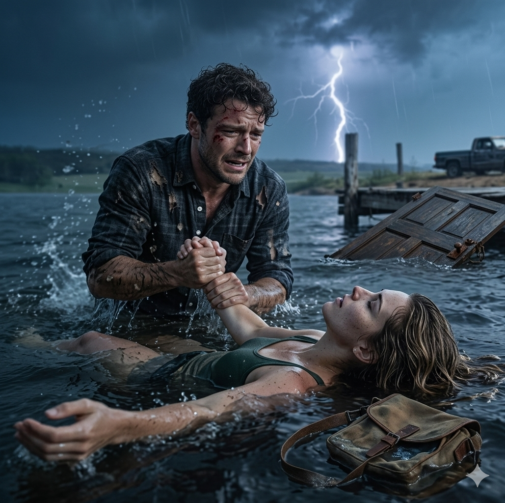 «Skulle du stanna om jag klädde av mig?»- VD: n sa-efter att en ensamstående pappa drog henne från floden…