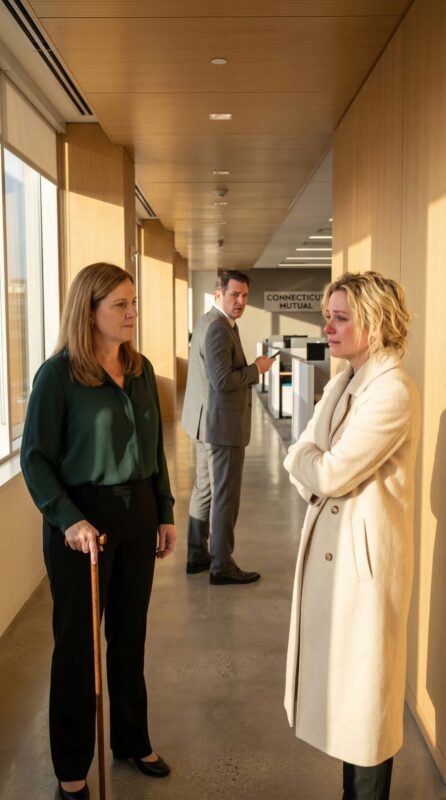 Tre dagar efter att vi begravde våra föräldrar stod min syster i dörröppningen till mitt barndomshem, släppte en hög med flyttlådor vid mina fötter och sa: “Du har två veckor. Hitta någon annanstans att dö.”Jag gick fortfarande med käpp efter olyckan som nästan förlamade mig – och hon trodde att jag var maktlös.Hon trodde att huset, pengarna och framtiden alla tillhörde henne.Hon hade fel.Det som hände på advokatens kontor skulle förändra allt.