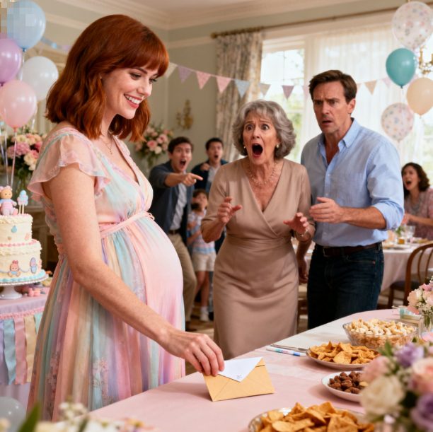 På min egen babyshower tillkännagav min svärmor att de skulle göra ett faderskapstest ”bara för säkerhets skull.” Min man gick med på det, som om det inte var någonting särskilt.Så jag ställde mig upp och sa att testet redan var gjort – men inte för honom… utan för hans pappa.