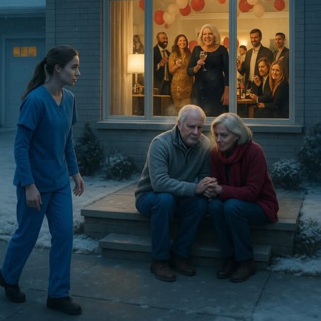 När jag upptäckte att mina föräldrar stod och väntade ute i kylan utanför mitt hus, medan mina svärföräldrar hade det trevligt där inne, förstod jag att jag måste agera – och det som hände sedan vände hela situationen upp och ner.