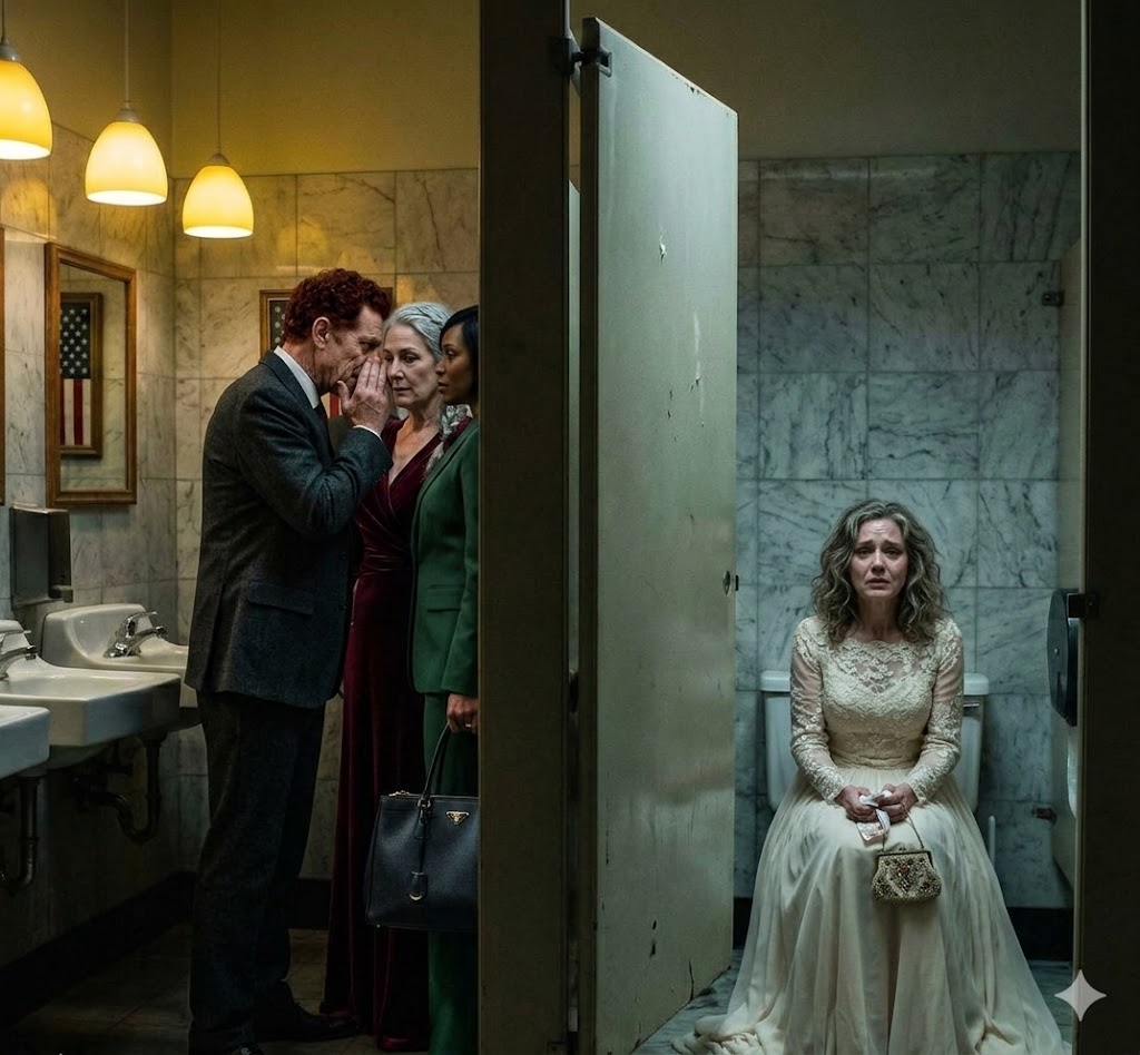 Jag hörde min fästman i ett badrum … och avslöjade honom vid altaret.