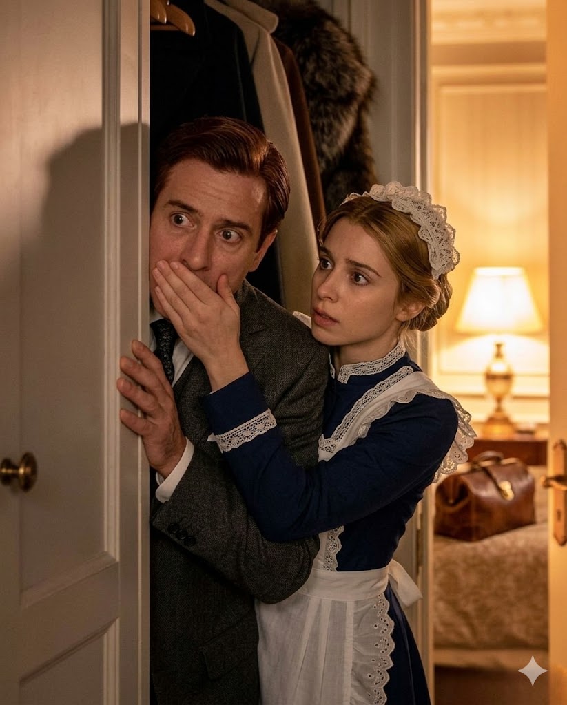 Miljonär Kommer hem tidigt och pigan säger till honom «Tala inte…» anledningen lämnar honom frusen…