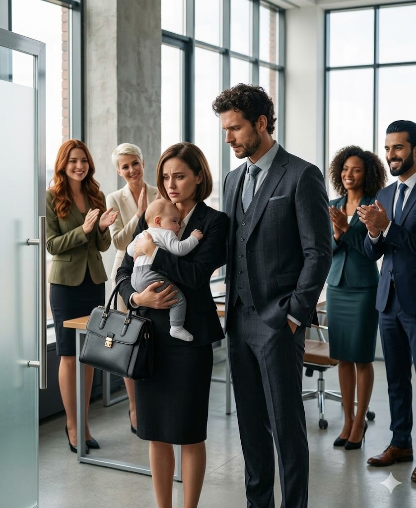 En ensamstående mamma blev hånad på jobbet — tills verkställande direktören erkände att han är far till hennes barn.