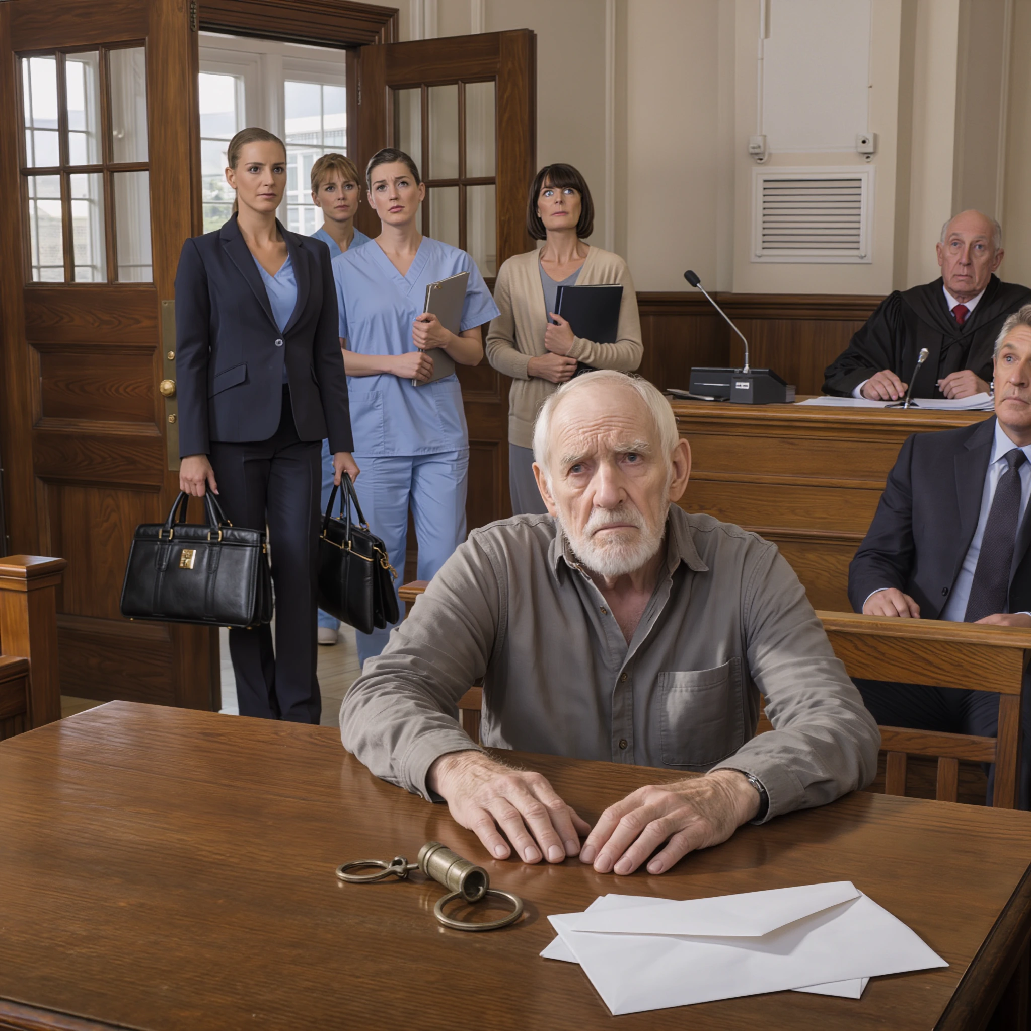Hanno chiamato in tribunale il bidello in pensione, accusandolo di aver sottratto 52.000 dollari alla scuola che aveva pulito per 21 anni. Lui se ne stava seduto lì da solo, pronto a firmare, finché le porte alle sue spalle non si sono aperte e una donna in tailleur blu scuro ha detto: “Signor giudice, rappresenterò il signor Miller”, e tutti i presenti nella stanza hanno trattenuto il respiro per un lungo istante.